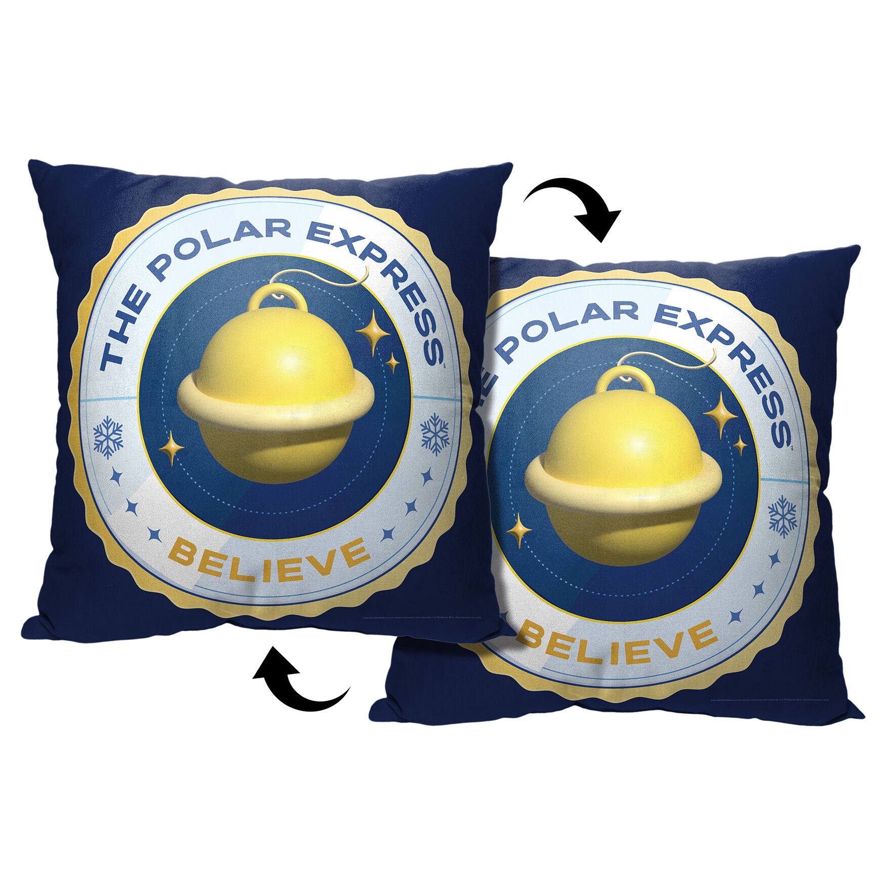 Wb Polar Express Believe 18X18 Printed Throw Pillow | Roaman's