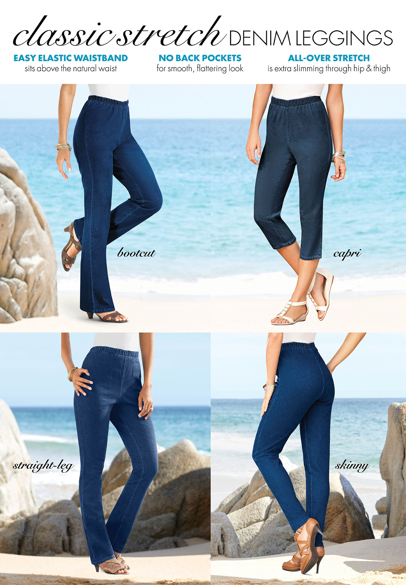 High Waist Women's Denim Jean Leggings Slim Stretch Pencil Jegging Elastic  Pants in 2023 | Women denim jeans, Denim women, Jean leggings