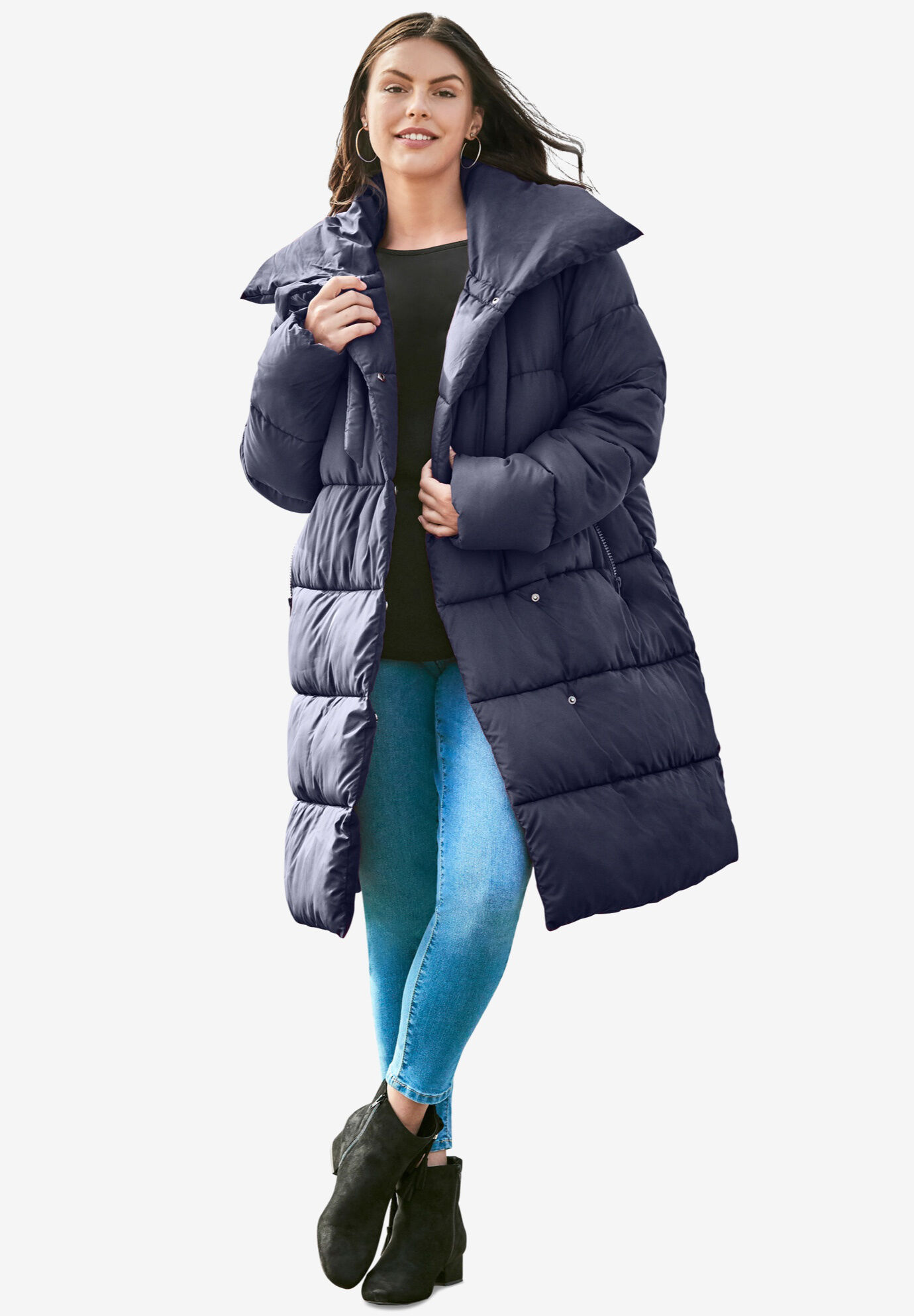 womens 2x puffer coat