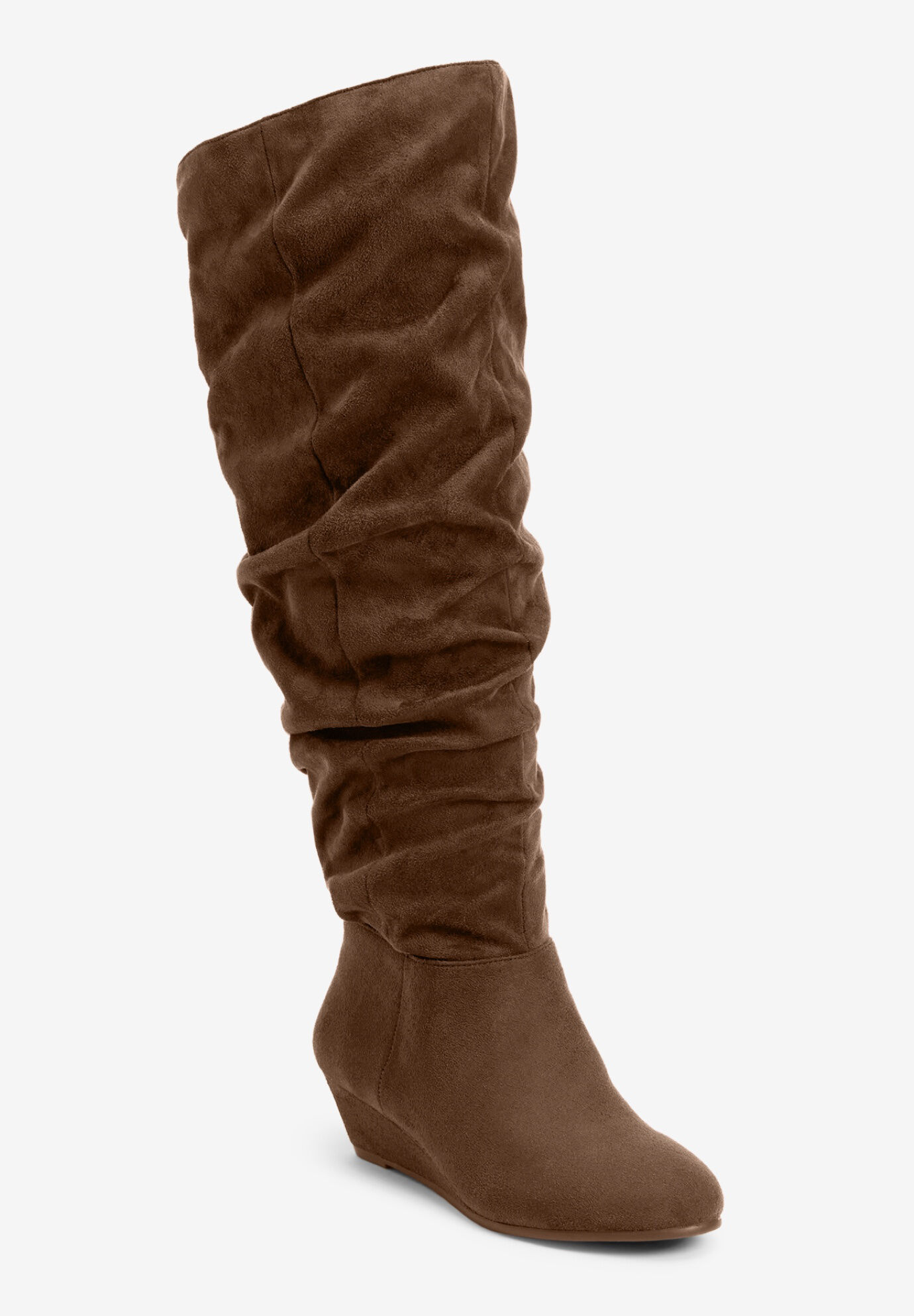 Wide width sale regular calf boots