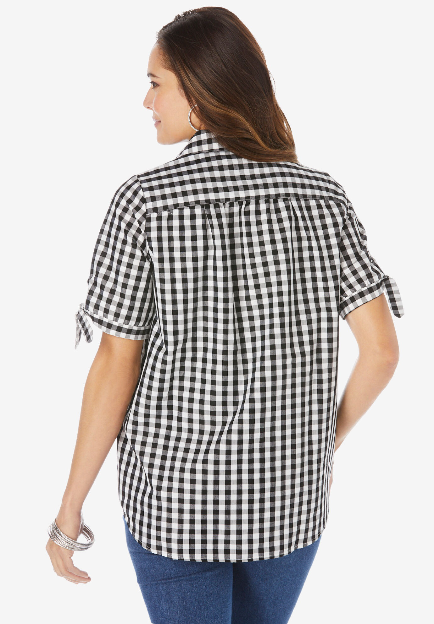 French Check Big Shirt