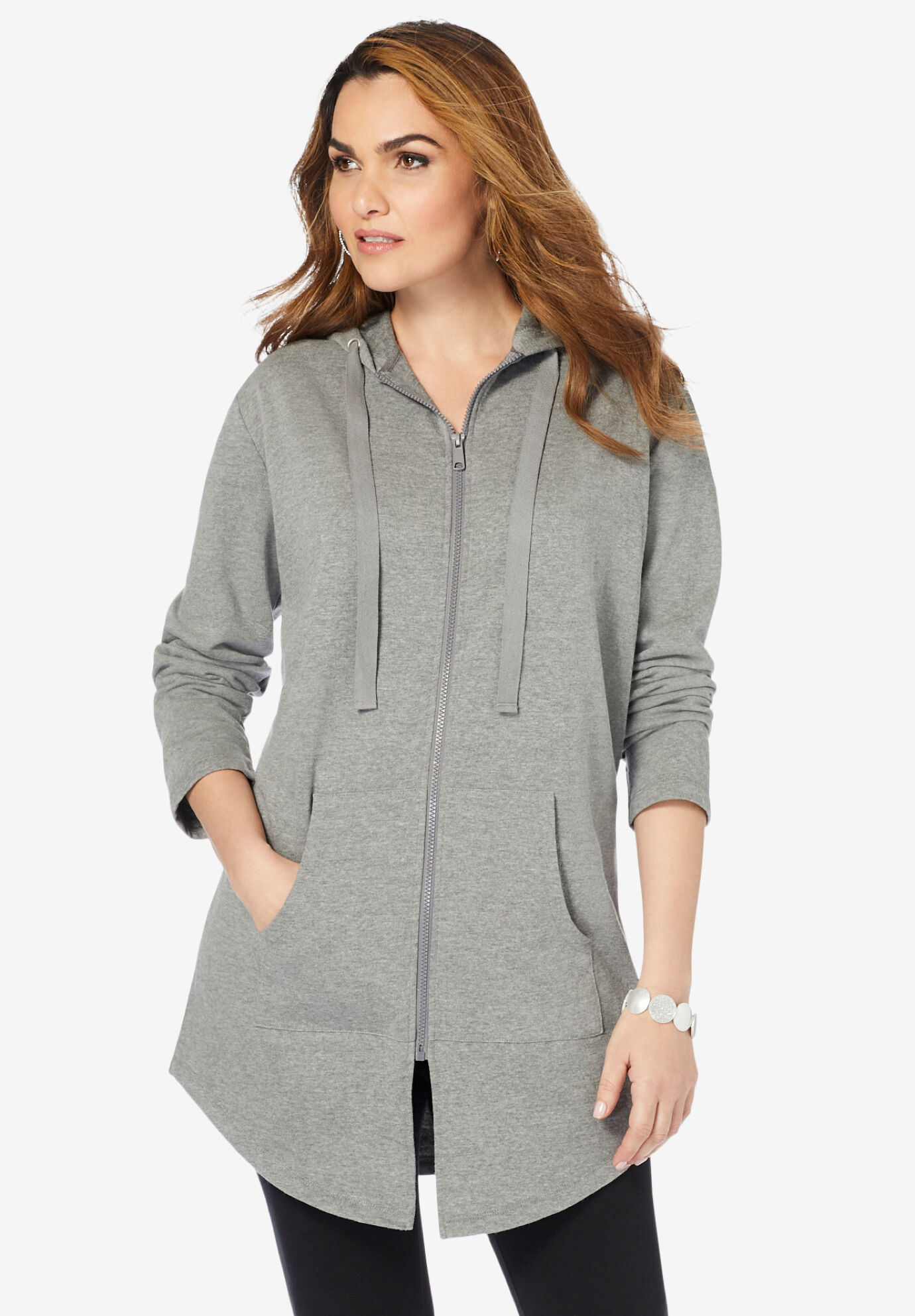 short sleeve zip hoodie plus size