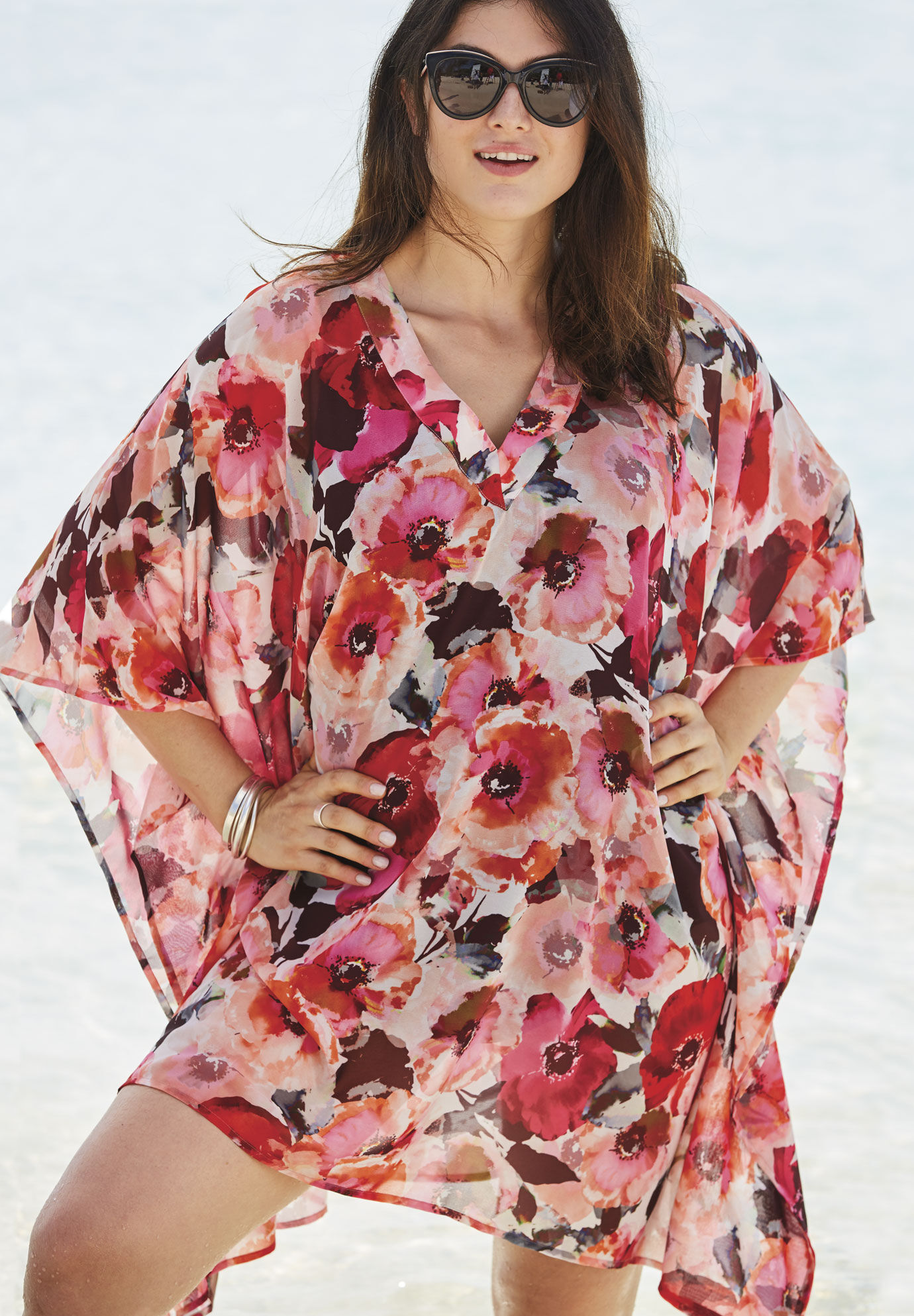 plus size caftan cover up