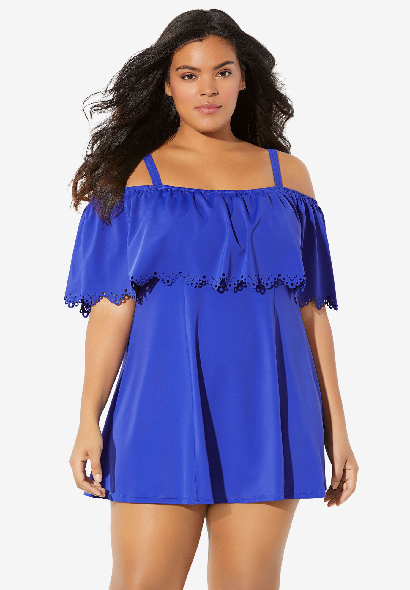 plus size swim dress