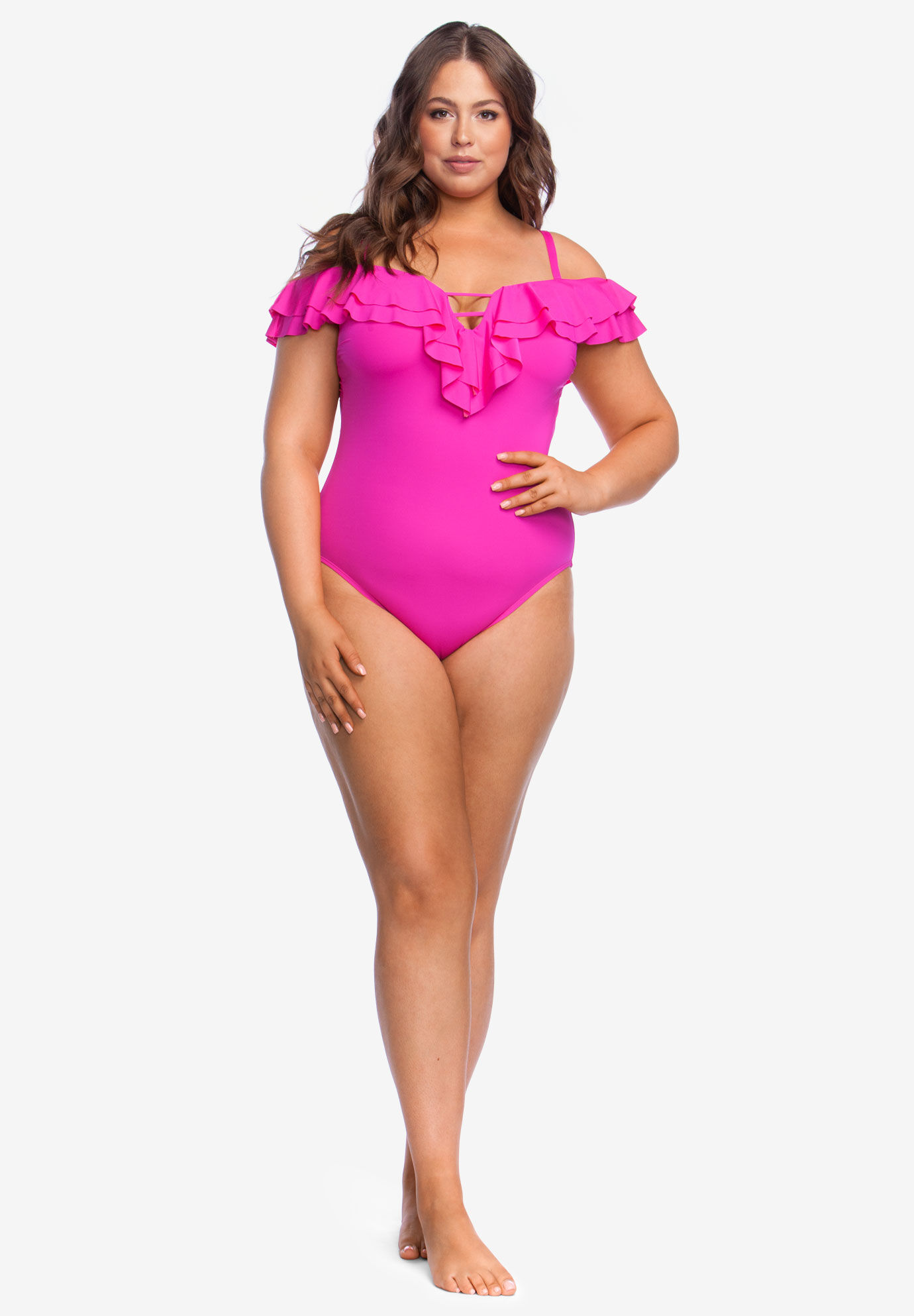 kenneth cole plus size swimwear