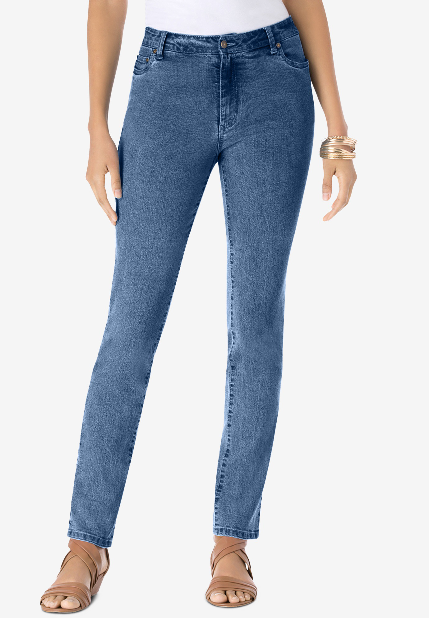 Skinny Jean with Invisible Stretch® by Denim 24/7® | Roaman's