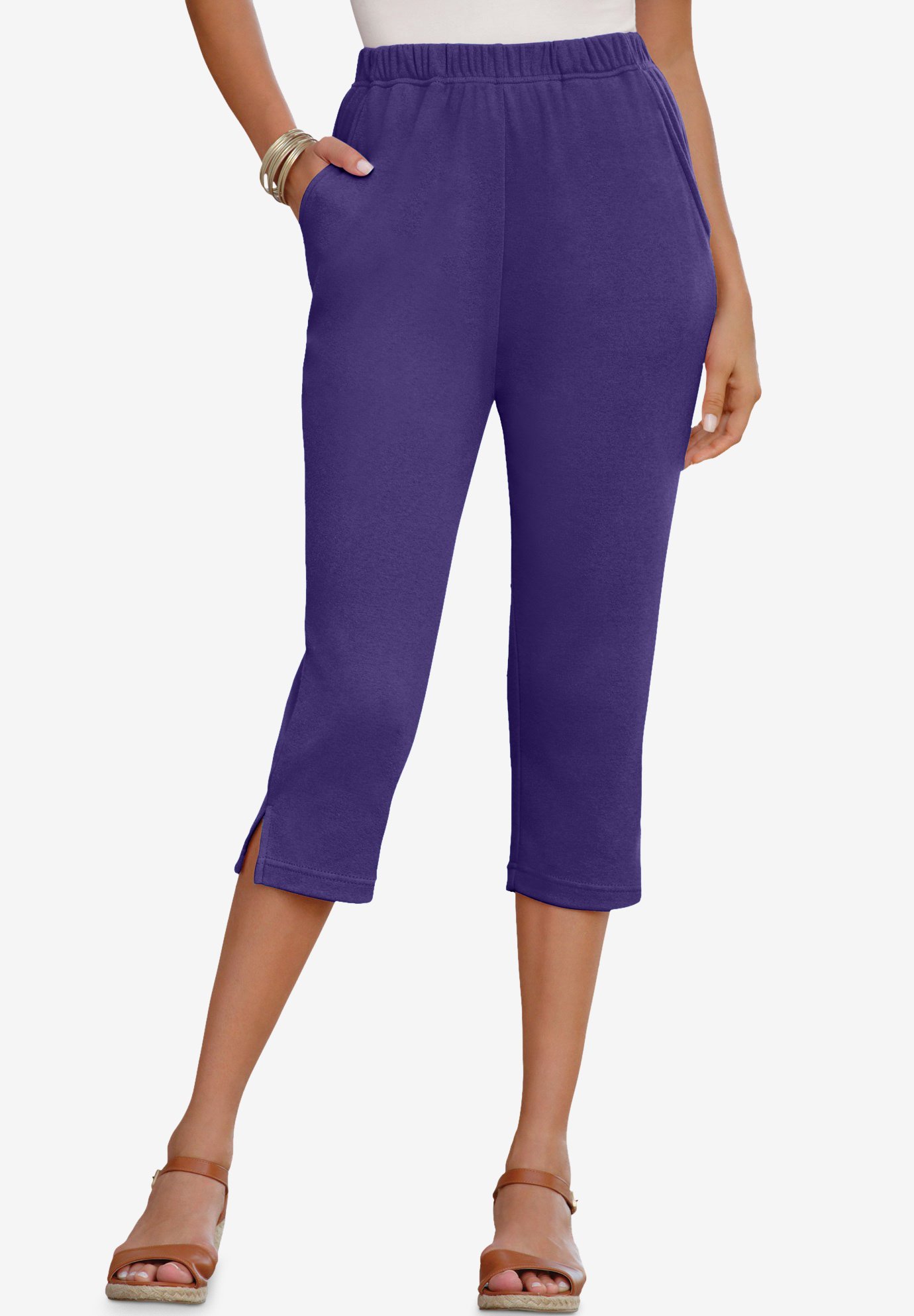 Soft Knit Capri Pant Roaman's