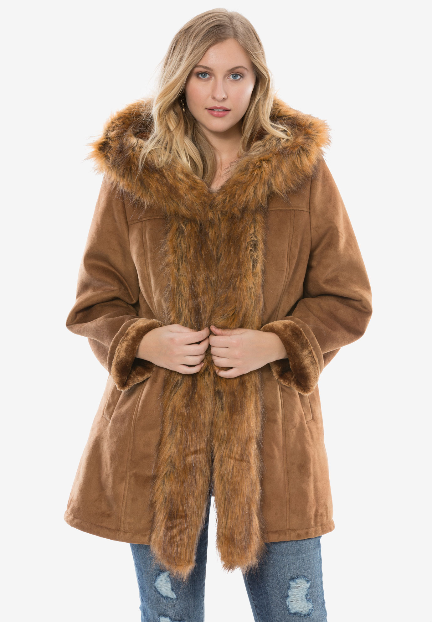 Short Faux Fur Coat By Donna Salyers Fabulous Furs Roamans 