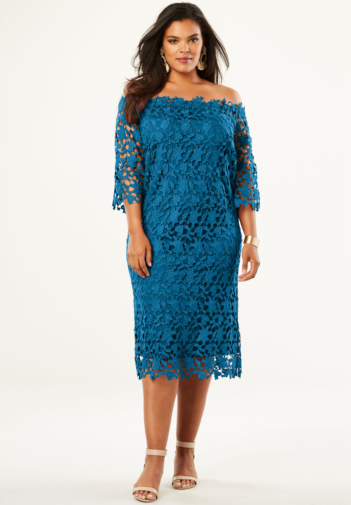 off-the-shoulder-lace-dress-plus-size-party-cocktail-dresses-roaman-s