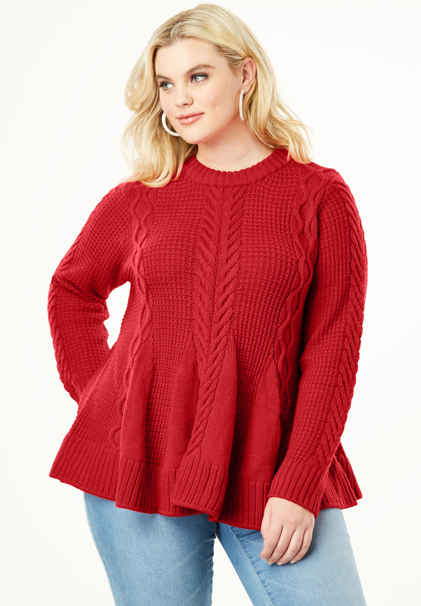 plus size pullover sweaters
