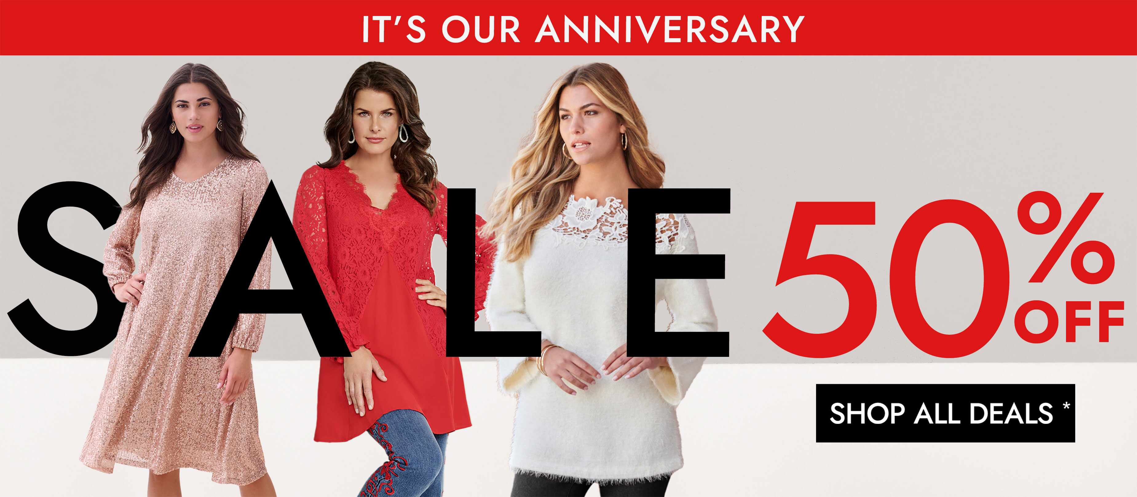 2 DAY EVENT! 40% OFF TUNICS, BLOUSES, TEES, JEANS, CHINOS, DENIM & SHOES. SHOP THE SALE