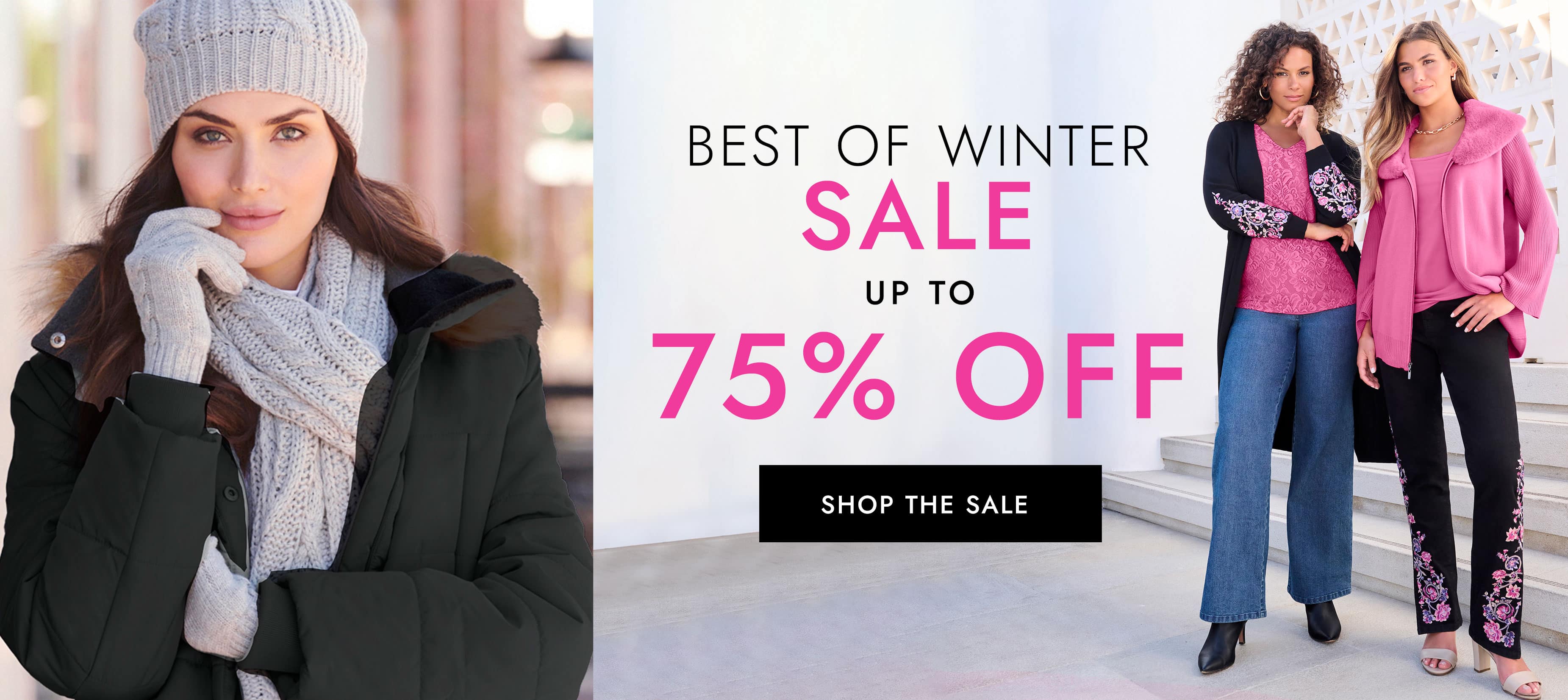 BEST OF WINTER UP TO 75% OFF