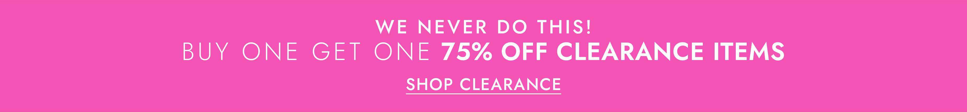 shop Clearance